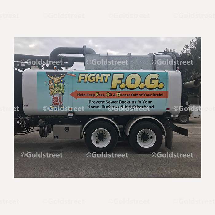 FOG Tanker Truck Sticker 1421A