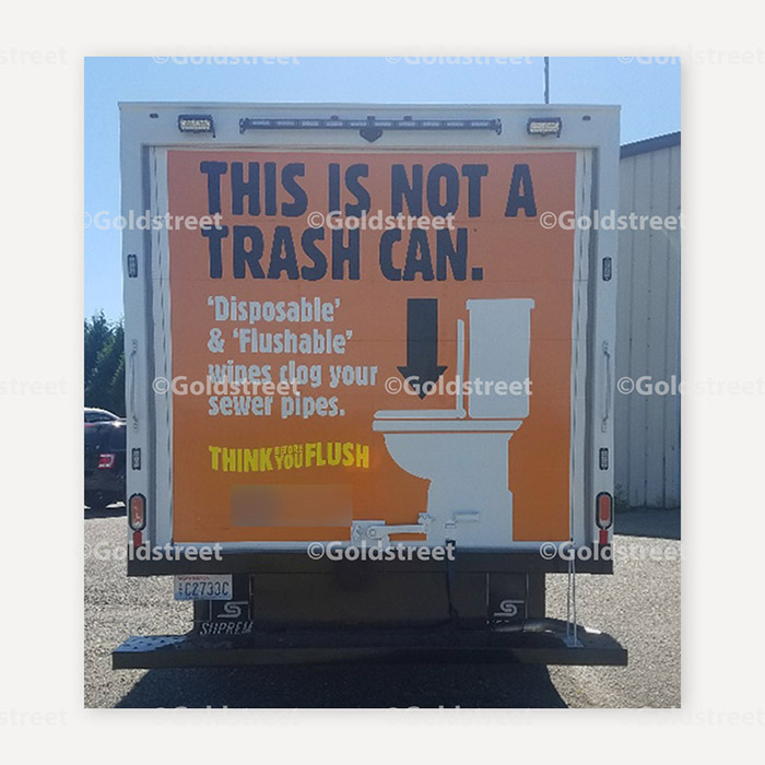 Truck Sticker - This is not a Trash Can