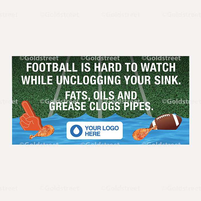Football Is hard to Watch While Unclogging Your Sink Snackable 1298G