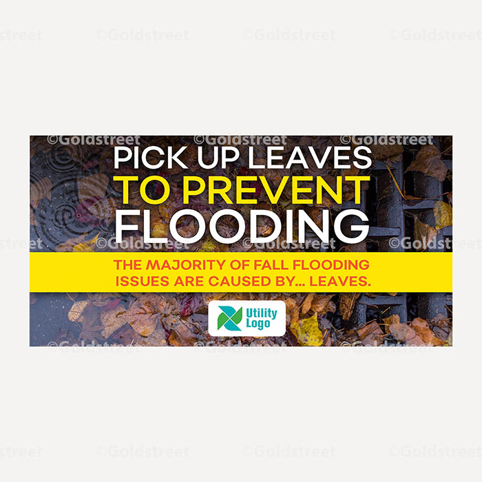 Pick up Leaves to Prevent Flooding Snackable 0000AL