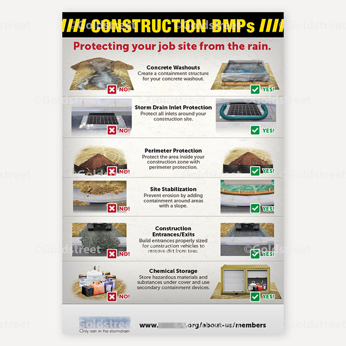 Stormwater Construction Sedimentation Poster 11x17 2346