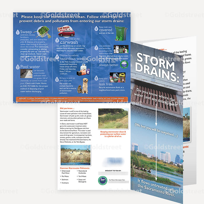 Public Outreach - Public Awareness - Residential Stormdrain/Stormwater Brochure