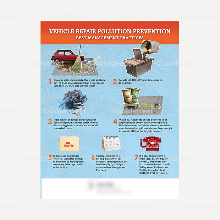 Public Outreach - Public Awareness - Stormwater Vehicle Maintenance Poster