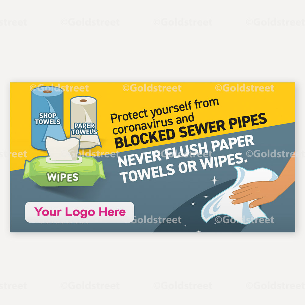 Coronavirus Wipes Paper Towels Clog Pipes Social Media Messaging 2607I 3