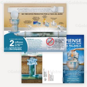 The Dalles City of Think Before You Flush Spanish Mailer