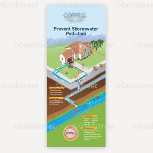 residential stormwater banner stand