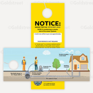 Smoke Testing Door Hangers